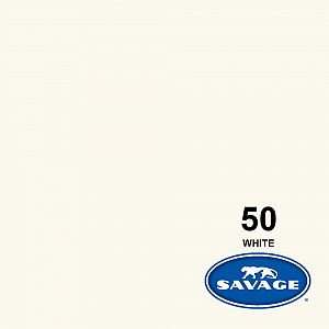 Savage Hintergrund White 2,72m x 11m - 50