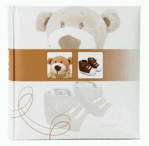 Goldbuch Babyalbum "Trendbär" für 200Fotos 10x15cm mit Schreibspalten u. CD-Archivfach