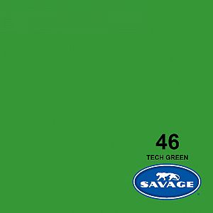 Savage Hintergrund Tech Green 3,56m x 30m - 46 - Greenscreen tauglich