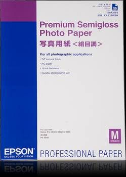 Epson Premium Semigloss Photo 251g A2/ 25 Blatt C13S042093
