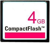 Compact-Flash 4 GB 