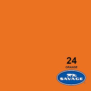 Savage Hintergrund Orange 1,35m x 11m - 24