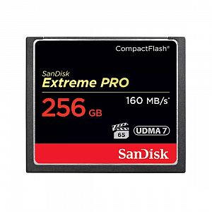 SanDisk Compact Flash Extreme Pro 256GB, Schreiben/Lesen bis zu 160MB/sec