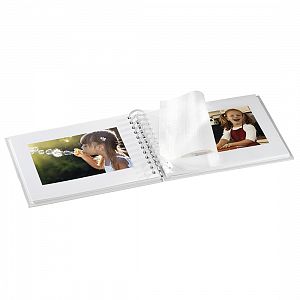 Hama Spiralalbum "Twinkle" 24x17cm, lila 50 weiße Seiten, 00002595