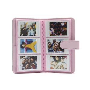 Fujifilm instax mini 12 Album Blossom-Pink für 108 instax mini Sofortbilder, aus Polyurethan