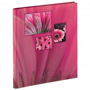Hama Selbstklebealbum "Singo" 28x31cm, pink 20 weiße Seiten, 00106266