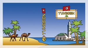 Henzo Urlaubsalbum "Tunesien" 30,5x28cm 