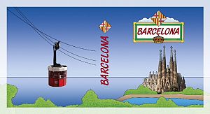 Henzo Urlaubsalbum "Barcelona" 30,5x28cm 