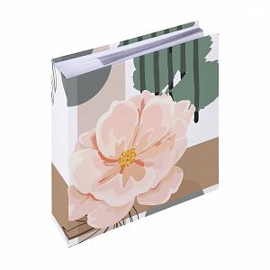 Walther Memo Einsteckalbum "Variety" 10x15cm floral für 200 Fotos, weiße Seiten, ME-297-1