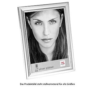 Walther Portraitrahmen "Elodie" 10x15cm silber echt versilbert, BM015S