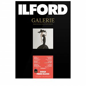 Ilford Galerie Gold Fibre Gloss 310g/m² 5x7" 12,7cm x 17,8cm 50 Blatt 2005026 | GA6961130180