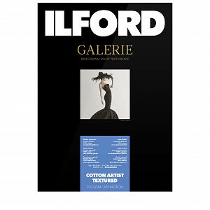 Ilford Galerie Cotton Artist Textured 310g/m² 5x7" 12,7cm x 17,8cm 50 Blatt 2005032 | GA6964130180