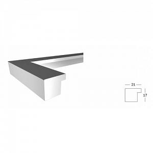 Walther Designrahmen "Ambience" 13x18cm anthrazit/weiß, Innen- und Außenkante weiß, JH318T