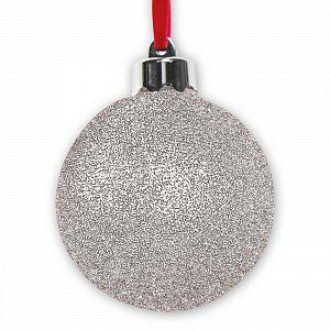 ZEP Weihnachtskugel "Photo Snowflake" silber für Foto ca. Durchmesser 7,5 cm, SF105S