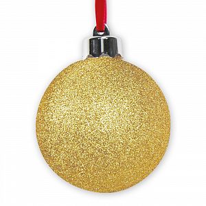 ZEP Weihnachtskugel "Photo Snowflake" gold für Foto ca. Durchmesser 7,5 cm, SF105G