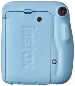 Fujifilm Instax Mini 11, Sky-Blue inkl. Batterien + Trageschlaufe + 2 Shutter Button