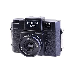 Holga 120N, Mittelformatkamera, schwarz 