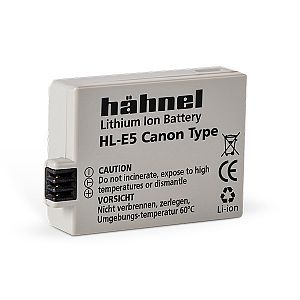 Hähnel Akku HL-E5 Canon 7,4V 1000mAh Typ LP-E5 für EOS 450D/500D/1000
