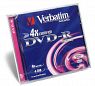 Verbatim DVD-R 4,7GB 16x printable für InkJet - Druck, Jewel Case (43520)