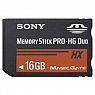 Sony Memory Stick Pro HG Duo HX 16 GB Schreiben 50MB/sec, Lesen 50MB/sec.