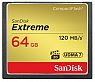 SanDisk Compact Flash Extreme 64GB, Schreiben/Lesen bis zu 120MB/sec