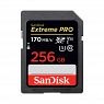 Sandisk SDXC Extreme Pro 256GB 170MB/s V30 Lesen 170 MB/sec, Schreiben 90 MB/sec.