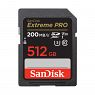 Sandisk SDXC Extreme Pro 512GB 200MB/s V30 Lesen 200 MB/sec, Schreiben 140 MB/sec.