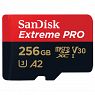 SanDisk Extreme Pro micro SDXC 256 GB 200MB/s UHS-1, U3, V30, A2, C10, inkl. SD-Adapter