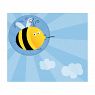 Mappen für Kinderfotografie "Biene" 25 Stück 2x 13x18 Bilder und Einsteckfach für Sticker etc.