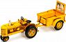 KPH Spezialrahmen "Traktor mit Hänger" gelb mit Rahmen, Größe 34x11x23,5cm, 1634