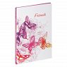 Pagna Freundebuch, "Pink Butterfly" 60 Seiten (LxBxH): 220x150x10mm, 20327-15