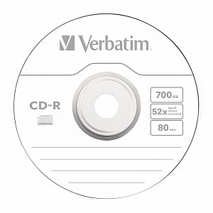 Verbatim DataLife CD-R 700MB, 52x Speed 100er Spindel silber,ExtraProtection Surface 43411